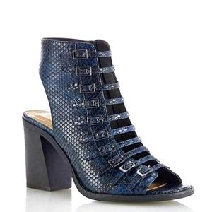 Multi Buckle Snake Vented Booties